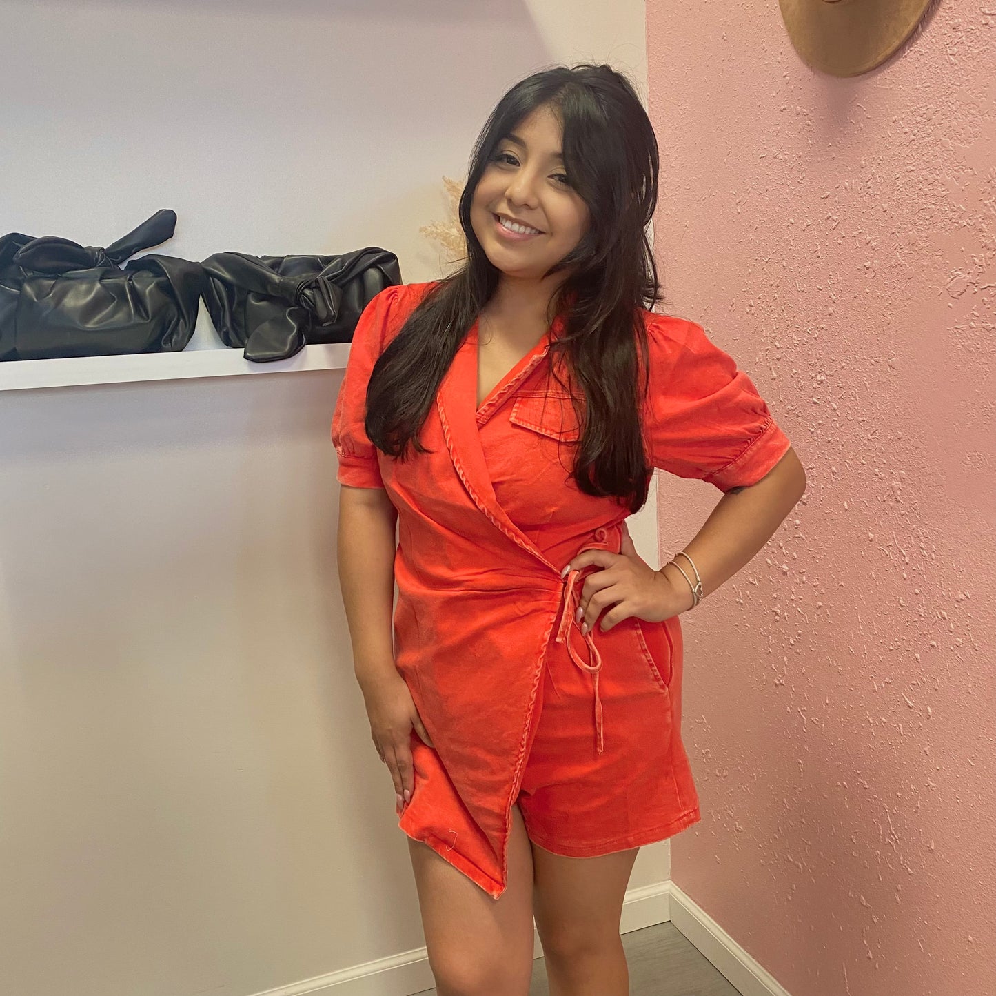 Your Prettiest Problem Romper (Red)