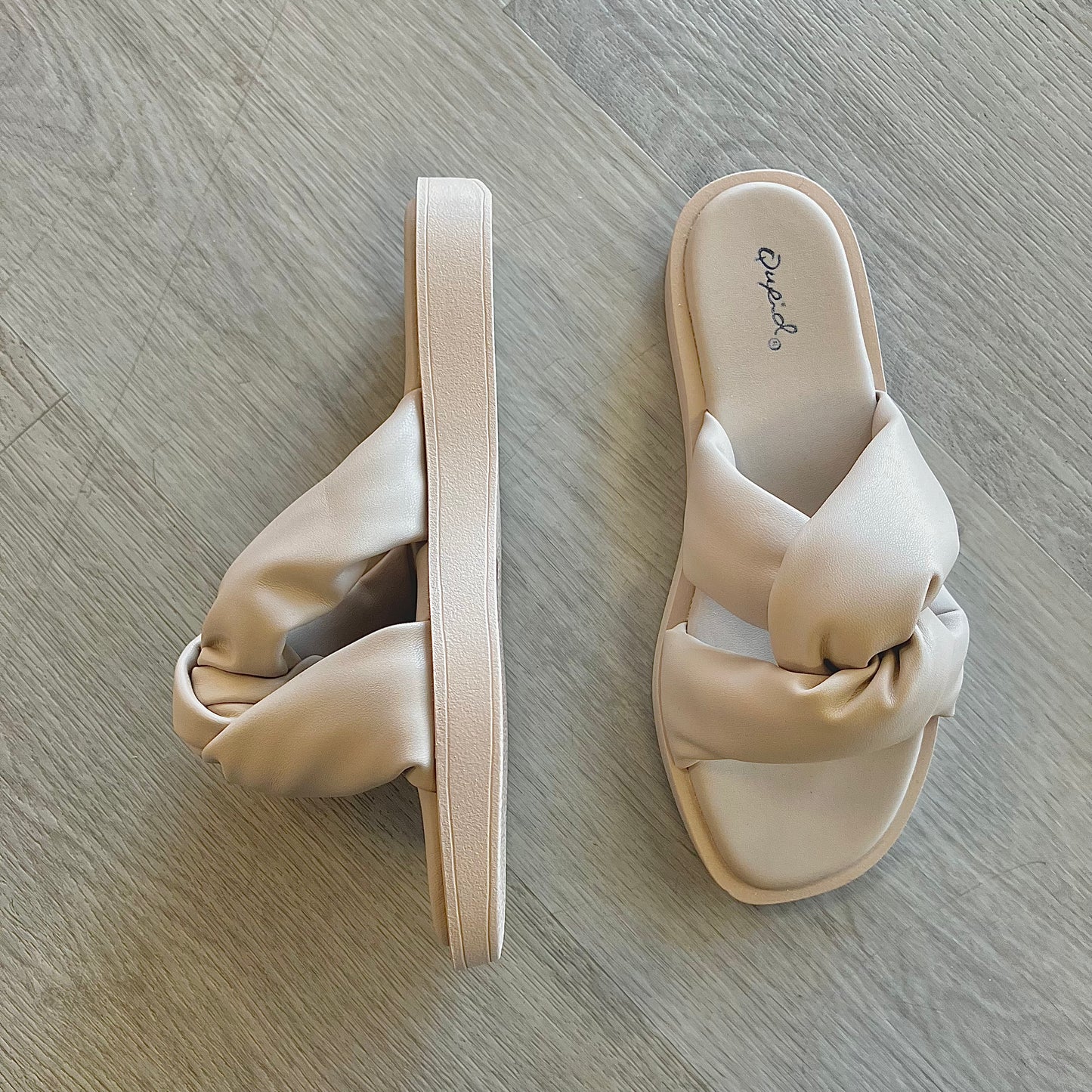 Luna Sandals (Warm Gray)