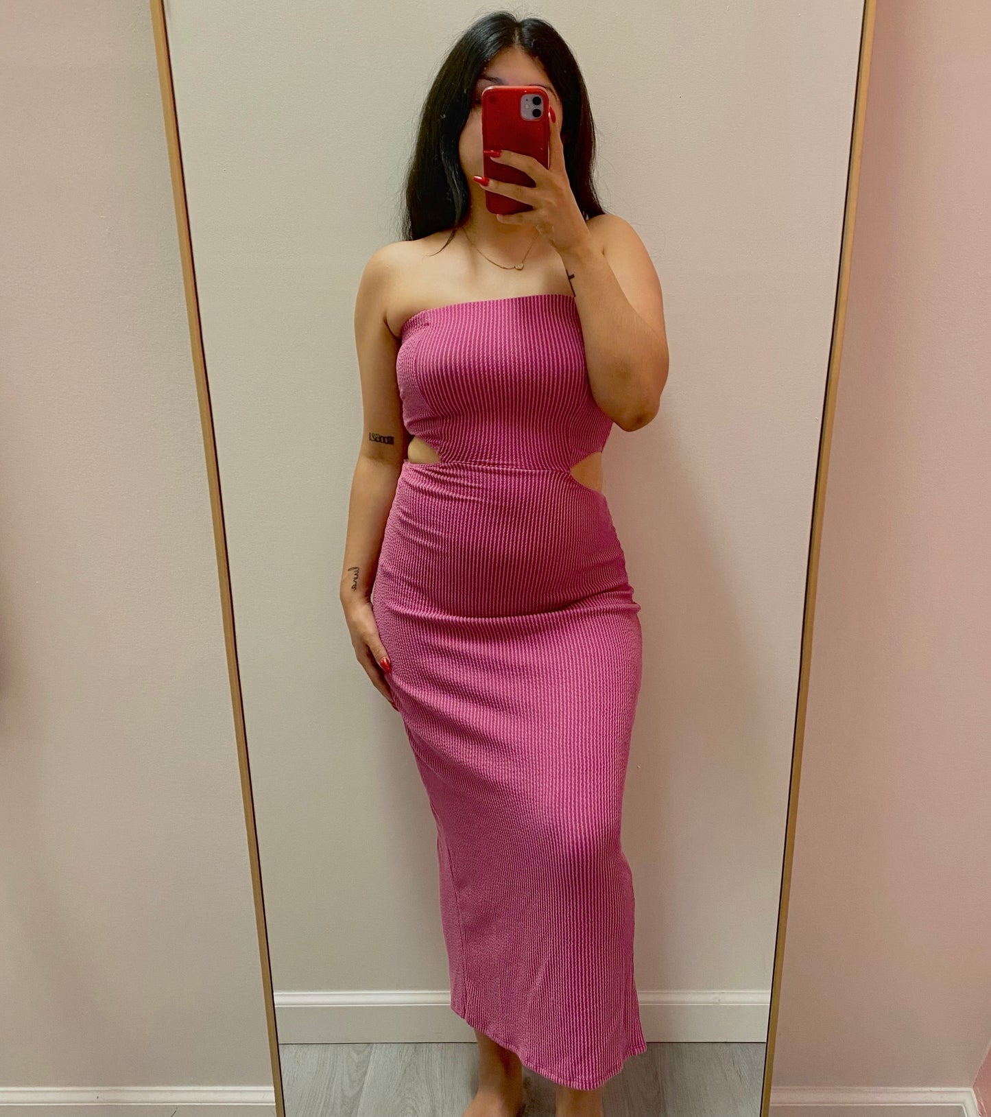 Chic Happens Dress (Pink)