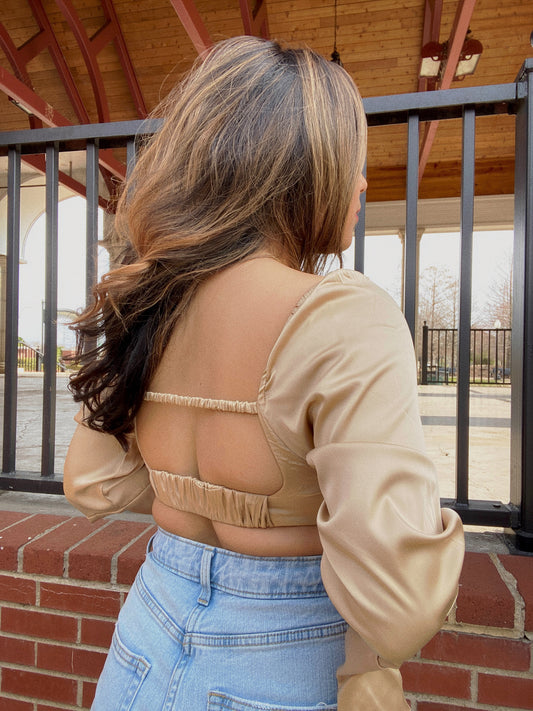 Golden Hour Top (Champagne)